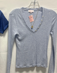 Skyline Snap Ribbed Top โ Goldie x Ellen Jane Boutique