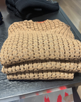 Women’s Open-Weave Sweater – Lightweight Textured Pullover