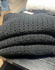 Women’s Open-Weave Sweater – Lightweight Textured Pullover