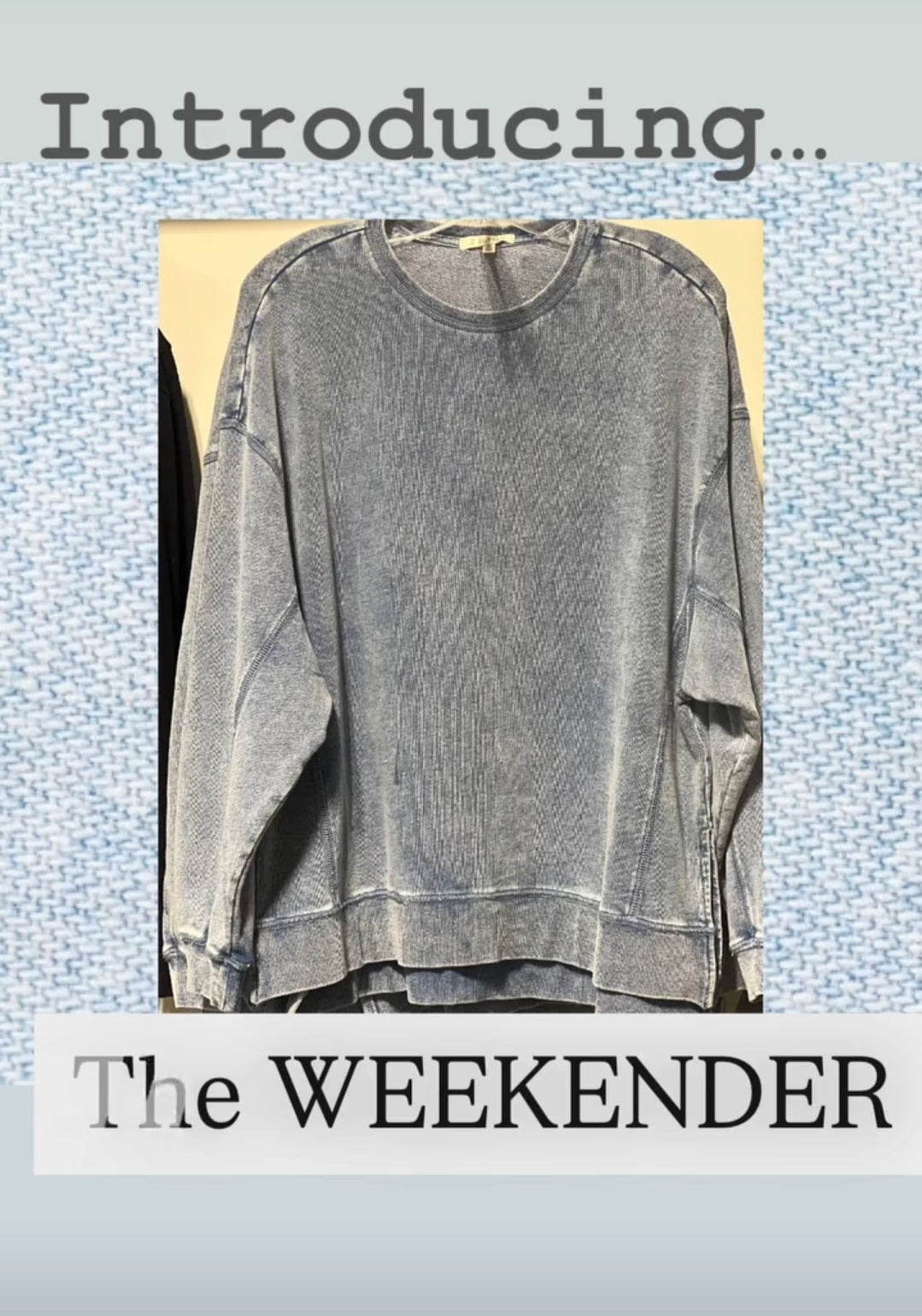 Z Supply Weekender Top – Oversized Mineral Wash Long Sleeve Pullover