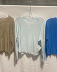 Slub Lightweight Knit Pullover Stitch Drop_ The Everyday Essential by Ellen Boutique