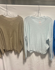 Slub Lightweight Knit Pullover Stitch Drop_ The Everyday Essential by Ellen Boutique