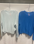 Slub Lightweight Knit Pullover Stitch Drop_ The Everyday Essential by Ellen Boutique