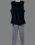 Monochrome Geo Print Pants – Bold & Polished