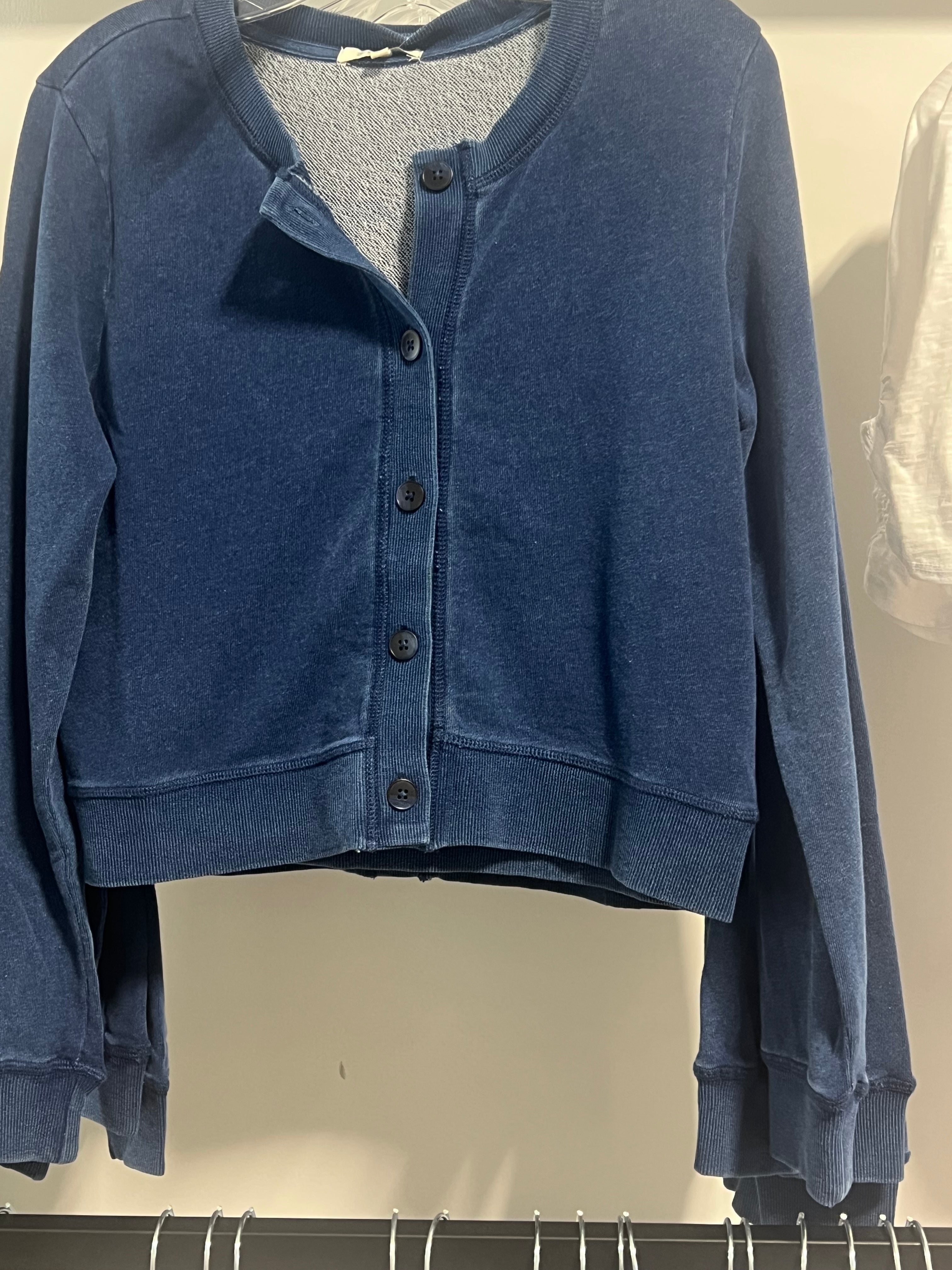 Z Supply Button-Down Cardigan – Women's Sweater in Blue – Ellen